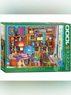 All You Knit Is Love 1000 Piece Puzzle